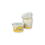 Esmo Home Kağıt-Karton Çorba Kâsesi 16 Oz Şeffaf Kapaklı 500 Adet - Option-1