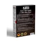 Esmo Home Kanji Kahve Filtre Kağıdı No:2 (1x2) 80'li + Klipsli Çay Kahve Ölçü Kaşığı | Beyaz Demleme Seti | Ağartılmamış Doğal Kağıt | 1-6 Fincan Uyumlu - Option-1