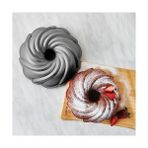 Esmo Home Karaca Cake Pro Pare Döküm Kek Kalıbı Antrasit 24 cm - Option-1 - (ClearEyelets)Black-RadiantOrchid