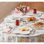 Esmo Home Karaca Forever Bone Clover 28 Parça 6 Kişilik Kahvaltı Takımı - Option-1