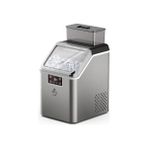 Esmo Home King KBM7992 Frosty Buz Yapma Makinesi | Yüksek Kapasiteli Ev Tipi Buz Makinesi - Ahşap - Beyaz