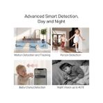 Esmo Home MC200 | 1080P Güvenlik Wi-Fi Kamerası | 360° Görüş | Gece Görüşü | Akıllı Hareket & Kişi Algılama | Çift Yönlü Ses | Microsd & Bulut Depolama | Smartthings, Alexa, Assistant Uyumlu - Option-1