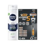 Esmo Home Men Erkek Hassas Tıraş Köpüğü 200 Ml+ Bıc 5 Hybrid Tıraş Bıçağı Seti 1 Gövde + 10 Yedek Başlık 5 Bıçaklı Erkek Tıraş Bıçağı - Option-1
