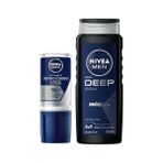 Esmo Home Men Erkek Roll-On Deodorant Derma Control Clinical 50ML, Deep Dimension Duş Jeli 500ML, Damat Bohçası - Option-1