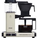 Esmo Home Moccamaster Select Filtre Kahve Makinesi Cam Potlu, 1.25 L Kapasite, Kırık Beyaz, 1520W - Acı Kahve