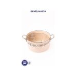 Esmo Home Mood Emaye Kızartma Tenceresi/fritöz (Özel Kapaklı) - 000-Siyah