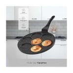 Esmo Home Orret Home 27 cm Döküm Granit Emojili Pancake Tavası | Yapışmaz Granit Kaplama Krep ve Pancake Tavası | Dayanıklı ve Eşit Isı Dağılımlı Tava - Option-1 - --
