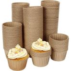 Esmo Home Orret Home Muffin Cupcake Kek Kalıbı Kapsülü – Kraft Renk, 20 Adet Tek Kullanımlık Brownie, Muffin, Cupcake Pişirme Kağıdı ve Kek Kapsülü - Option-1 - 001-Renkli