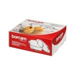 Esmo Home Paşabahçe Borcam Kapaklı Tenceler Hediyelik Kutu - Kestane Akaju - Option-1