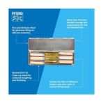 Esmo Home Pferd Anahtar Eğesi Seti 265 K, Metal Kutuda, 6 Törpü, 100 Mm, Ahşap Saplı, 11700265 – Filigran ve Hafif Törpüleme Işleri Için Geniş Bir Bant Genişliği Için Uygundur - Option-1