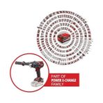 Esmo Home Professional Akülü Darbeli Vidalama Tp-Cd 18/120 Li-I Bl-Solo Power X- (18 V, Kömürsüz, 120 Nm, Darbeli Delme Fonksiyonu, 13 mm Mandren, 2 Vites, Akü Dahil Değildir) - 4514310 - Option-1