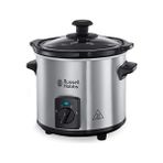 Esmo Home Russell Hobbs Slow Cooker Mini [ağır 2 L Seramik Pişirme Tenceresi, Isteğe Göre Sıcaklık Dağılımı] Kompakt Yavaş Pişirici (3 Sıcaklık Ayarı ve Sıcak Tutma Fonksiyonu, 145 W) Yavaş Pişirici 25570-56 - 1BW-Beyaz
