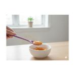 Esmo Home Silikon Kaşık + Silikon Mama Kaşığı 2’li Set - Dayanıklı, Çizmez, Tek Parça Tasarım (Mor) - 01P-Pembe