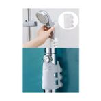Esmo Home Silikon Vantuzlu Duş Başlığı Tutacağı, Vakumlu Kanca ile Banyo Başlığı Askı Aparatı