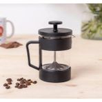 Esmo Home Siyah Mika French Press Kahve Demleme Sürahisi, Cam ve Metal Gövde, 350 ml Kapasiteli, Bitki Çayı Demliği - Option-1 - 001-Renkli
