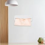 Esmo Home Smartizi Duvara Monte Poşetlik ve Çöp Torbası Dağıtıcı Rulo Tutucu (17 Cm) - Dolap Kapağı Arkası Beyaz Düzenleyici - 0 Siyah - Option-1