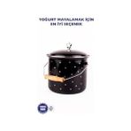 Esmo Home Star Emaye Bakraç 22 cm (5litre) - -- - 000-Siyah