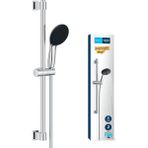 Esmo Home Start 110 Sürgülü Duş Seti, 110MM Yuvarlak 2 Akışlı El Duşu, 600MM Sürgülü Ray, 1750MM Duş Hortumu, Krom, 27948001 - 1 lt
