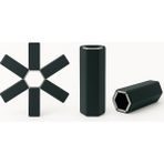 Esmo Home Store Katlanabilir - Dayanıklı Plastik Tencere ve Tava Altlığı - Kaymaz, Kompakt, Mutfak Masası Koruyucu - 1BW-Beyaz