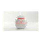 Esmo Home Store Ultrasonik Hava Nemlendirici ve Aroma Difüzörü - 3 Farklı Renk Seçeneği (Beyaz, Açık ve Koyu Ahşap) - Küre Tasarım Buhar Makinesi, LED Işıklı ve Sessiz Oda Kokusu Yayıcı (Usb) (Beyaz) - Option-1