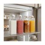 Esmo Home Süt Kutusu Şeklinde Bardak, 500 ml Geniş Kapasite, Dayanıklı Mika Yapı, Saydam Tasarım, Ev Ofis Restoran Için Kullanıma Uygun Süt Kutusu Tasarımlı Çay Kahve Espresso Latte Sunum Bardağı - Option-1 - 0 - Siyah