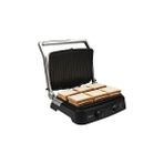 Esmo Home Tefal Grill Gourmet Minute | 6 Dilim Kapasiteli | 2000 Watt Izgara ve Tost Makinesi |ınox - Ahşap - Beyaz