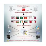 Esmo Home Tek-Iş 529630 Ingiliz Erkek Fişli Seyahat Adaptörü Ingiltere Arabistan Umre Hac Fişi Çevirici Priz Dönüştürücü - 1 Adet - Ahşap