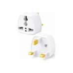 Esmo Home Tip G, Ingiliz Adaptör Fişi, Hindistan, Ingiltere,, Hong Kong, Irlanda, Singapur, Kıbrıs, Hac, Umre Uyumlu, 2 ve 3 Uçlu Seyahat Fiş Çevirici Dönüştürücü Priz, Uluslararası Güç Adaptörü - 0 - Siyah - Option-1