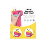 Esmo Home Vagonlife 350ML Pipetli Desenli Kulplu 6 Saat Sıcak 12 Saat Soğuk Çelik Termos Matarası (Sarı Arı) - 0,25 L