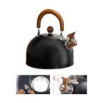 Esmo Home Valkyrie 3l Düdüklü Kettle Su Isıtıcı Çaydanlık Paslanmaz Çelik Yüksek Islıklı Siyah - 01-Mavi