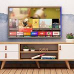 Esmob Lara Tv Sehpası, Meşe-Beyaz