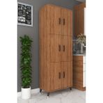 ESMOPA MOBİLYA Çok Amaçlı Kiler, Mutfak, Banyo, Balkon, Ayakkabılık Dolabı - Ceviz