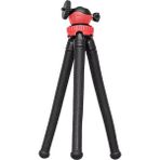Esnek Ahtapot Tripod: Flexıble Masa Üstü Stand, Fotoğraf Makinesi ve Aksiyon Kamera Tutucu - Siyah