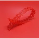 Esnek Kablo Bağı Plastik Kelepçe 10X300 Mm 50 Adet Kırmızı