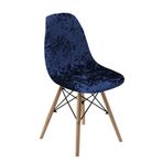 Esnek Modern Sandalye Kılıfları Yıkanabilir Yemek Odası Sandalyeleri için Kılıf İskandinav Tarzı Düğünler, Partiler ve Ofis Etkinlikleri için Mükemmel (2 adet Lacivert)