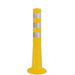 Esnek Şerit Ayırıcı Delinatör 750 mm Şerit Ayırıcı Trafik Delinatör 75 cm