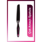 Esnek Silikon Çok Amaçlı Spatula, Isıya Dayanıklı Ergonomik Mutfak Gereci - Açık Bej - Seçenek 1