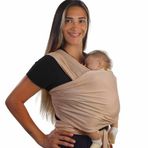 Esnek Wrap Sling Pamuklu Bebek Sling Ergonomik Yenidoğandan İtibaren Bebek Taşıma Şalı