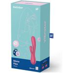 Esnek Yapıya Sahip Pürüzsüz Satisfyer Mono Flex Telefon Kontrol Rabbit Vibratör