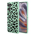 ESONG için Motorola Edge 50 NEO Kadınlar Cep Telefonu Kılıfı,Lüks Sevimli leopar desenli Hayvan Baskılı Kız Gibi Tasarım Estetik Case,Yumuşak TPU Silikon düşmeye kapak Kılıf Nane