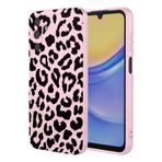 ESONG için Samsung Galaxy A55 Kadınlar Cep Telefonu Kılıfı,Lüks Sevimli leopar desenli Hayvan Baskılı Kız Gibi Tasarım Estetik Case,Yumuşak TPU Silikon düşmeye kapak Kılıf Pembe