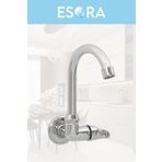 ESORA Mix Tekli Duvardan Baston Borulu Mutfak Eviye Musluğu Çeşmesi Bataryası