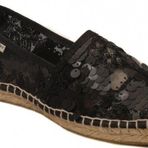 Espadrilles Alparga 3R Siyah Hasır Düz Taban Kadın Ayakkabı