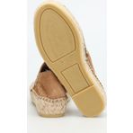 Espadrilles Tommy Glit Pembe Simli Süet Deri Dolgu Topuklu Hasır Tabanlı Kadın Ayakkabı