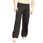 Esparto ¨ Yoga pantolonu Sitaara Erkek ve – Boyfriend Style – Bayan, Bio-pamuk S Siyah