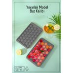 Espas Home 33 Bölmeli Yuvarlak Buz Kalıbı - Antrasit