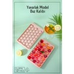 Espas Home 33 Bölmeli Yuvarlak Buz Kalıbı - Pembe