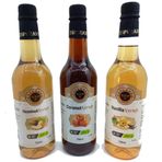 Esperado Şekersiz 750 ml Vanilya Şurubu + 750 ml Fındık Şurubu + 750 ml Karamel Şurubu