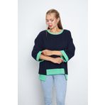 ESPİNA Kadın Selanik Kumaşi Truvakar Kol Sweatshirt