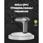 Esplendor 4 Başlıklı Şarjlı Masaj Tabancası Bel Sırt Boyun Bacak Kas Rahatlatıcı - URN5696-4034